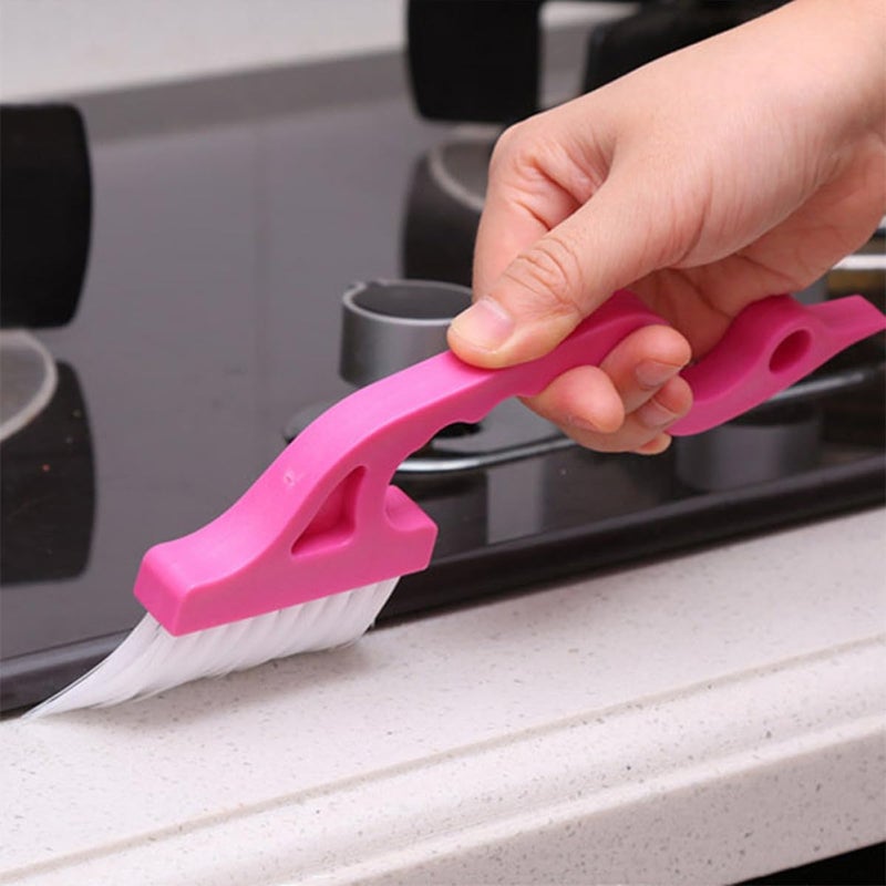 8pcs Window Slot Brush and Groove Cleaning Brush Set for Wet and Dry Use, Multi-Surface Dust Removal Tool for Window Tracks, Gaps, and Crevices Cleaning in Home and Office - Image 5