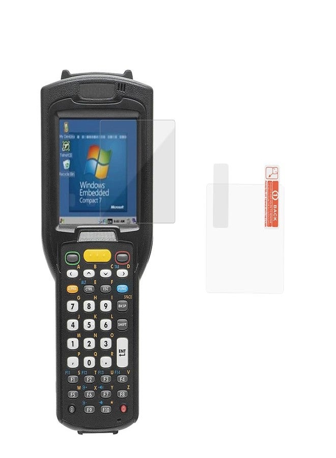 واقي شاشة MC3200 (عبوة من 5 قطع) لماسح الباركود المحمول زيبرا MC3190-G، MC3190-R، MC3190-S، MC32N0-G، MC32N0-R، MC32N0-S، MC3200، عالي الوضوح، مقاوم للخدوش وبصمات الأصابع - Image 1