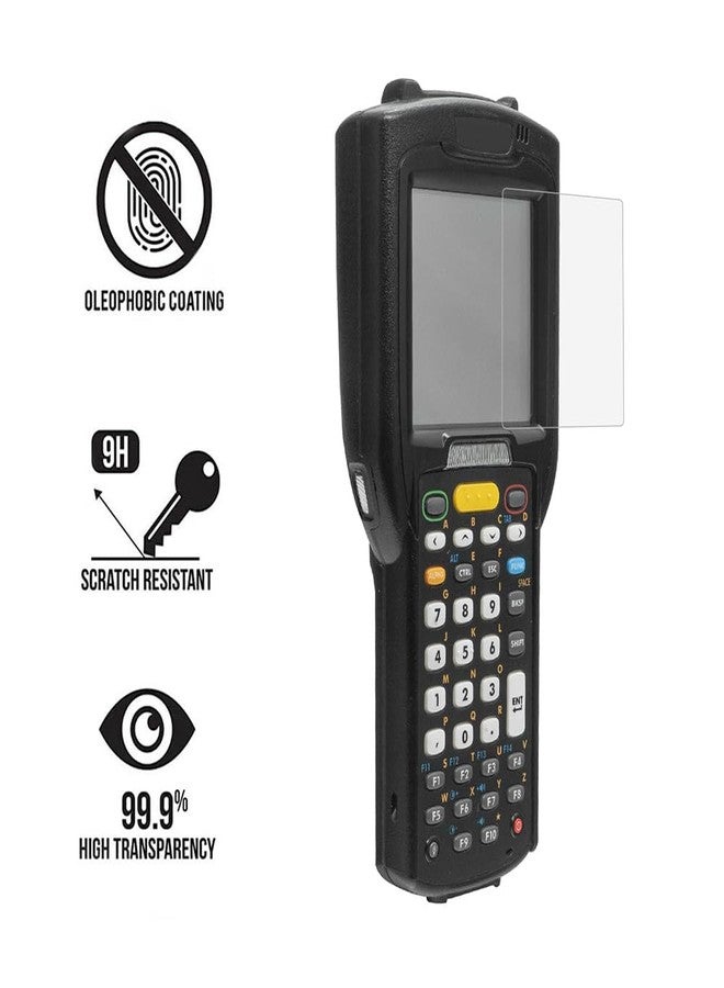 واقي شاشة MC3200 (عبوة من 5 قطع) لماسح الباركود المحمول زيبرا MC3190-G، MC3190-R، MC3190-S، MC32N0-G، MC32N0-R، MC32N0-S، MC3200، عالي الوضوح، مقاوم للخدوش وبصمات الأصابع - Image 3