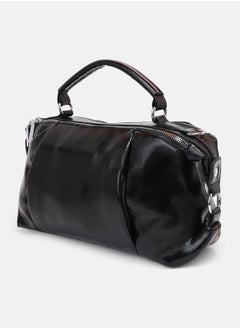 Haute Sauce Solid Zip Lock Regular Vegan Leather Hand Bag For Women  - Image 5