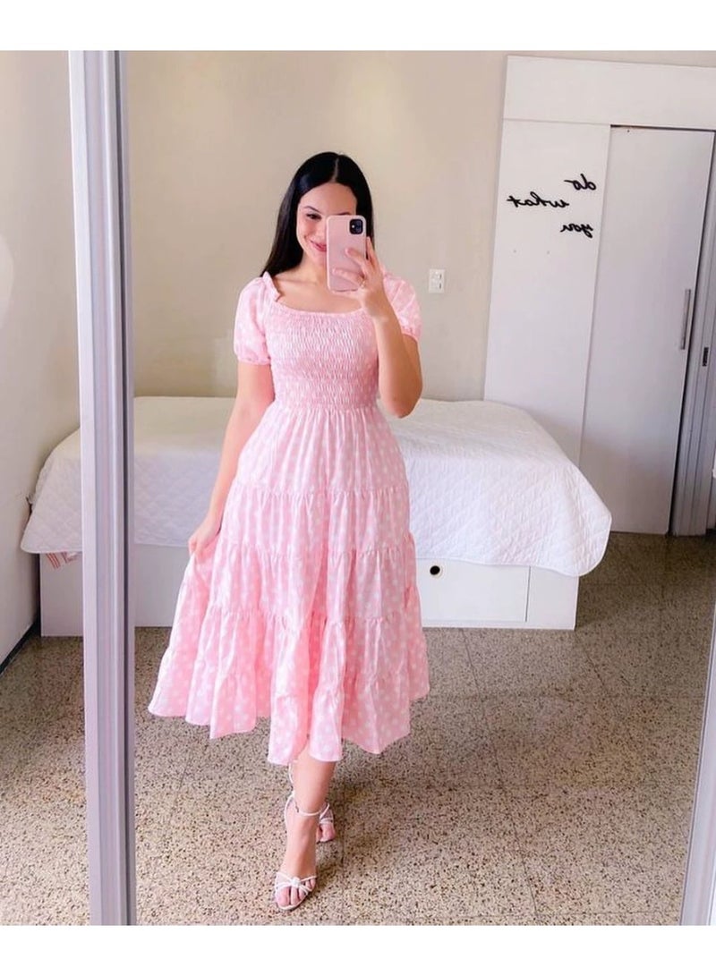 general 2025-2026 Women's Dress - Elegant French Style Fresh Print Fashion - Image 1