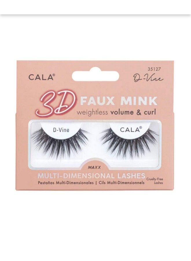 CALA 3D FAUX MINK LASHES: DVINE - Image 1