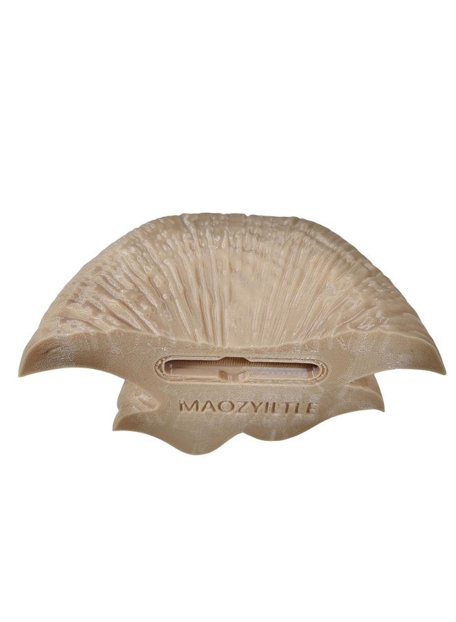 maozyiltle Mushroom Reptile Ledge| Tree Frog Terrarium Tank Accessories, Crested Gecko Tank Accessories, Frog Habitats, Fish Tank Decor, Axolotl Hides| Terrarium Plants Decor| Pet-Safe| No Suction Cups (Beige) - Image 1