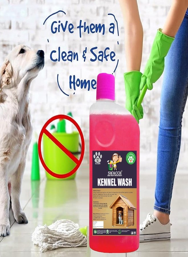 swacch Kennel Wash (500ml) Rose I Pet Stain & Odour Remover I Pet Floor Cleaner Liquid I Dog and Cat Friendly - Image 3
