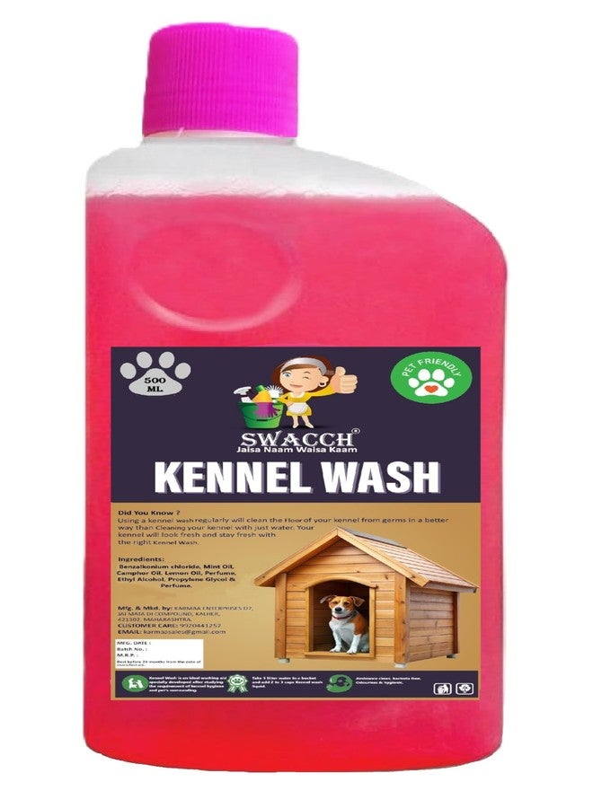 swacch Kennel Wash (500ml) Rose I Pet Stain & Odour Remover I Pet Floor Cleaner Liquid I Dog and Cat Friendly - Image 1