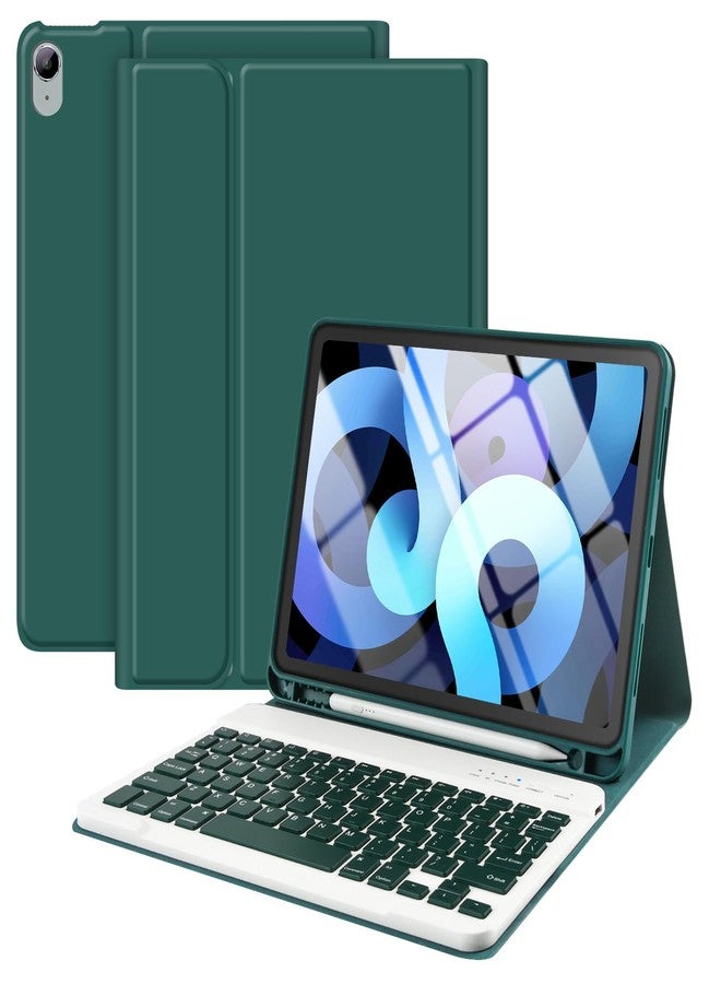 تاييانج جراب TaIYanG لجهاز iPad Air مقاس 11 بوصة مع لوحة مفاتيح لجهاز iPad Air 5 2022/iPad Air الجيل الرابع، جراب لوحة مفاتيح مع حامل قلم - غطاء قابل للطي لجهاز iPad Air 11 بوصة M3/M2/iPad الجيل الخامس 2022/الجيل الرابع 2020 - Image 1
