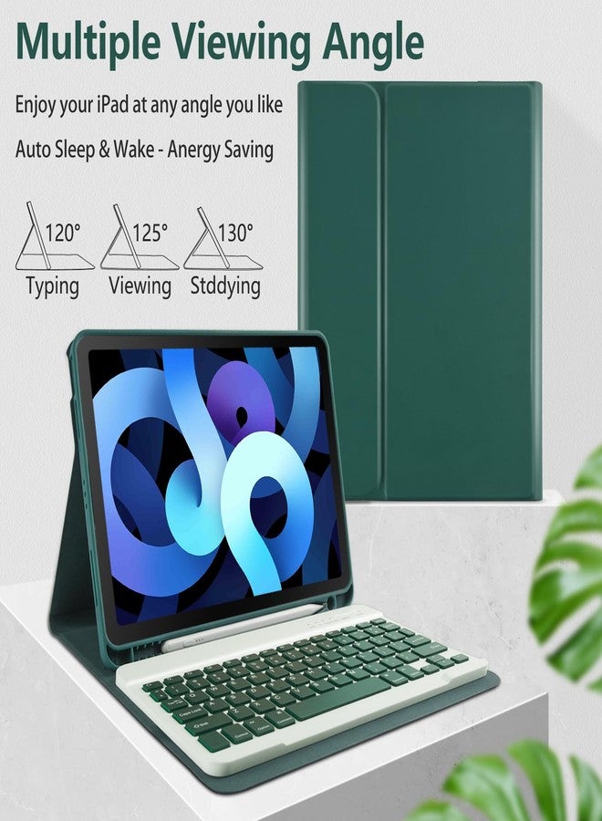 تاييانج جراب TaIYanG لجهاز iPad Air مقاس 11 بوصة مع لوحة مفاتيح لجهاز iPad Air 5 2022/iPad Air الجيل الرابع، جراب لوحة مفاتيح مع حامل قلم - غطاء قابل للطي لجهاز iPad Air 11 بوصة M3/M2/iPad الجيل الخامس 2022/الجيل الرابع 2020 - Image 4