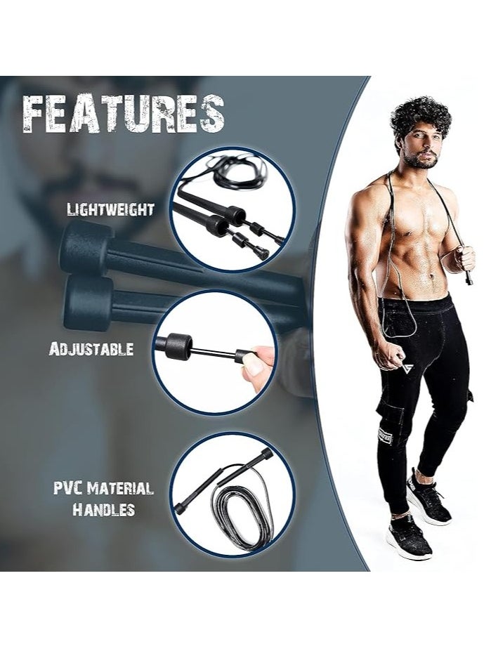 SportQ Lightweight Jump Rope for Fitness and Exercise - Adjustable Jump Ropes with Plastic Handles - Tangle Free for CrossFit, Gym, Cardio and Endurance Workout - pzsku/ZBF724D6F3F1EA44A2851Z/45/_/1727008803/fda98566-70ea-42b4-93d4-10e556dc05e1