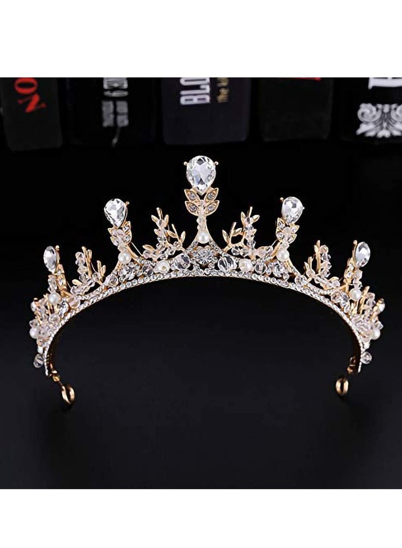Crystal tiara crown headband princess elegant crown lady girl bride wedding prom birthday party - Image 4