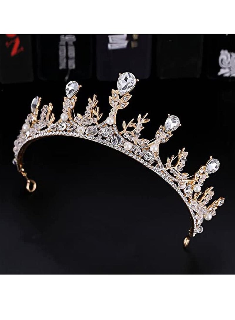 Crystal tiara crown headband princess elegant crown lady girl bride wedding prom birthday party - Image 5