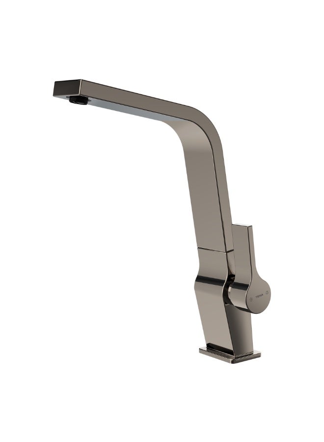 TEKA Single lever tap with swivel spout ICC 915 Metallic Edition Titanium - Image 1