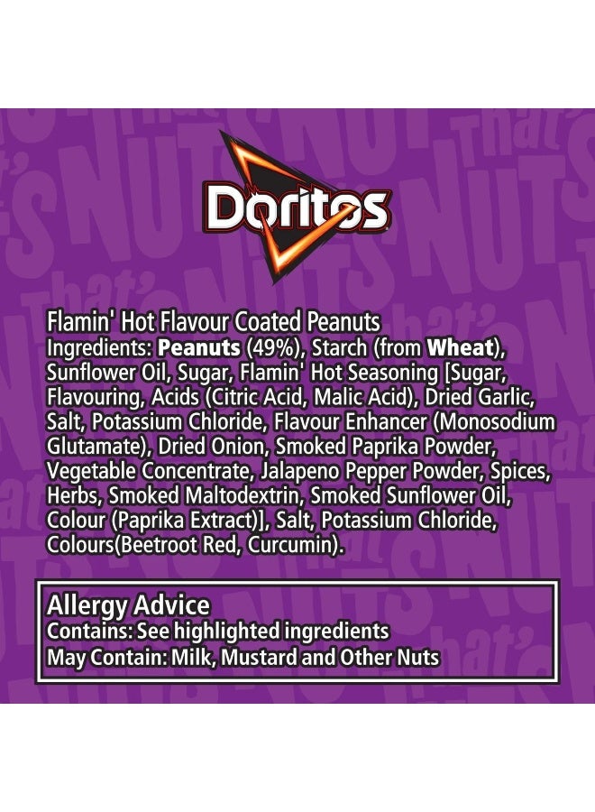 Doritos That’s Nuts Flamin Hot Flavour Coated Peanut 160g - Image 3
