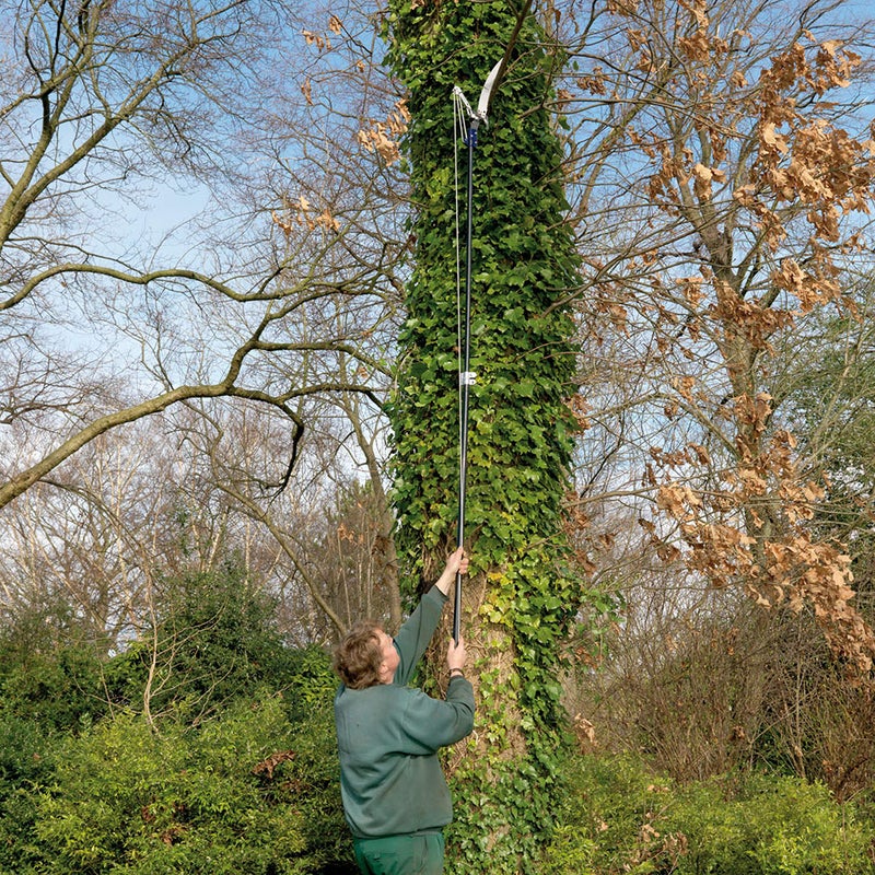 Spear & Jackson 4930FZ Razorsharp Telescopic Tree Pruner, Extendable Pole Handle for Removing High Branches, Sharp Saw Blade for Cutting Thick Limbs and Powerful Pull Cord Lopper for Light Trimming - Image 4