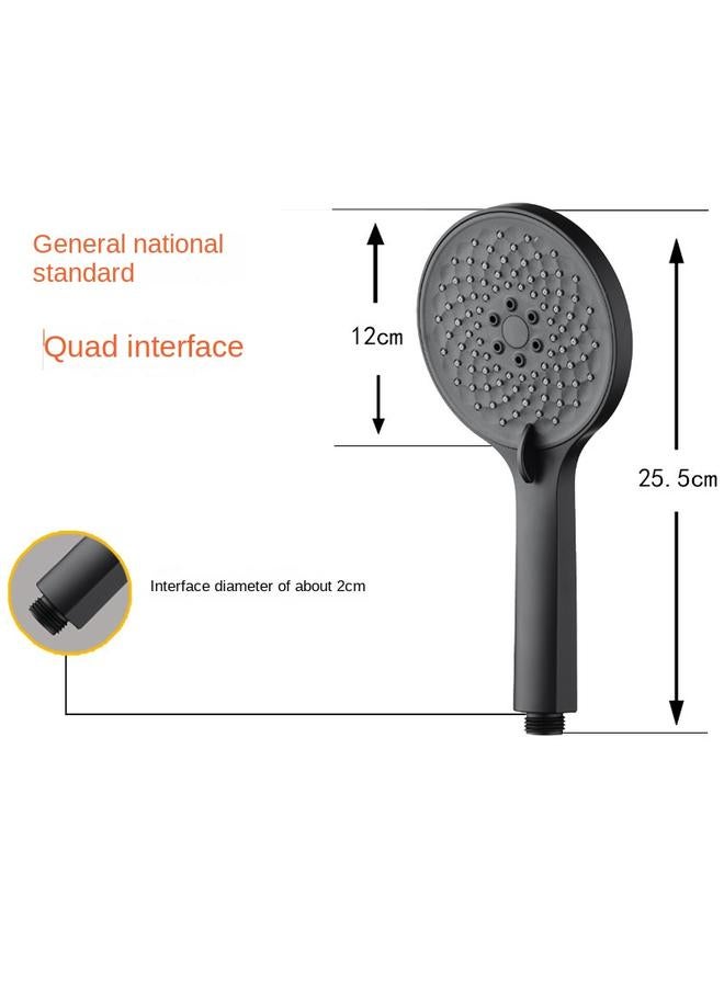 Bluejw Factory Direct Pressurized Shower Head Super Pressurized Shower Hand-held Three-speed Round Shower - Image 3