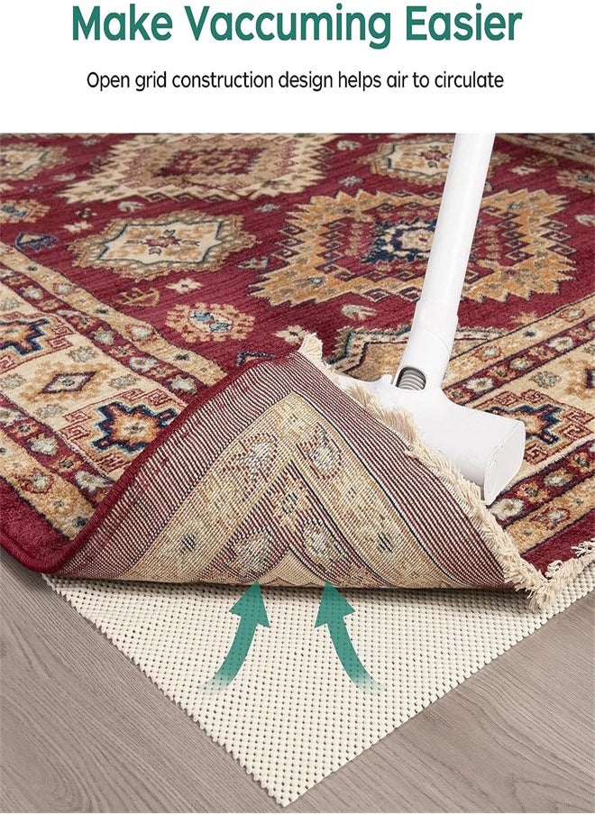 Non Slip Rug Pad Gripper, 2 x 3 Feet Rug Pad Gripper for Area Rugs, Under Carpet Anti Skid Mat for Hardwood Surface Floors, Keep Your Rugs Safe and in Place - pzsku/ZBF72D15FFE49FF29127DZ/45/_/1719755636/928e8019-1353-480e-b473-23002691cf98