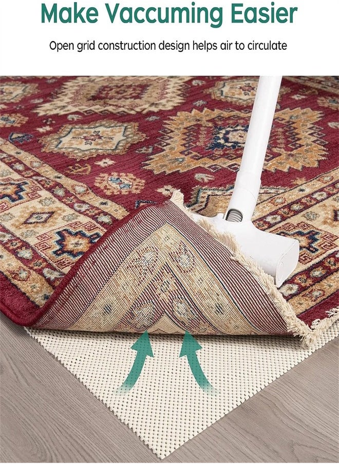 Generic Non Slip Rug Pad Gripper, 2 x 3 Feet Rug Pad Gripper for Area Rugs, Under Carpet Anti Skid Mat for Hardwood Surface Floors, Keep Your Rugs Safe and in Place  - Image 4