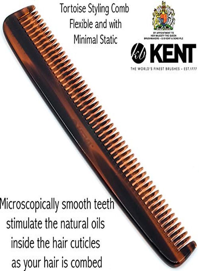 KENT R9T All Coarse Hair Detangling Comb Wide Teeth Dressing Table Comb For Thick Curly Wavy Hair. Hair Detangler Comb For Grooming Styling Hair Beard And Mustache. Sawcut. Handmade In England - Image 4
