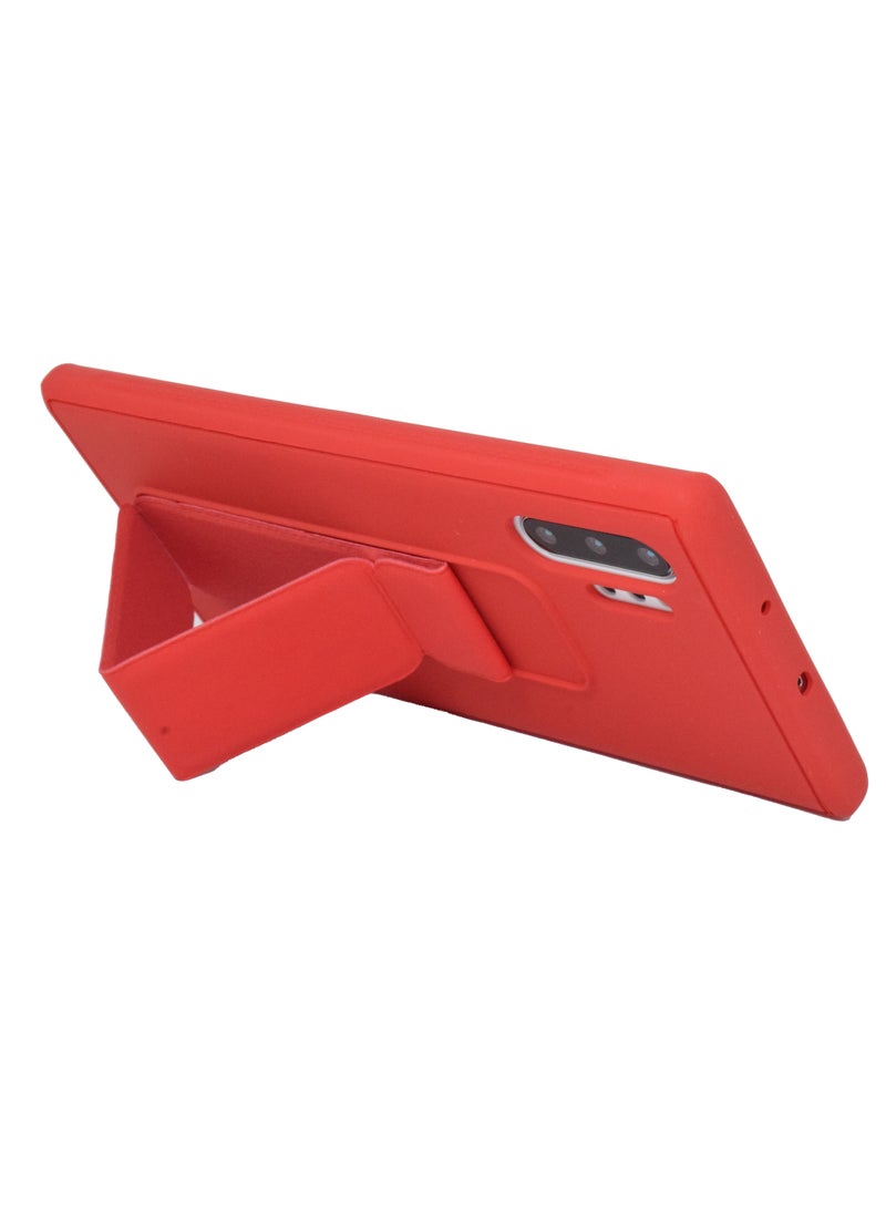 BORTONY Case Silicone Camera Protected Shockproof With Finger Grip Stand Cover Galaxy Note 10 Plus - Image 2