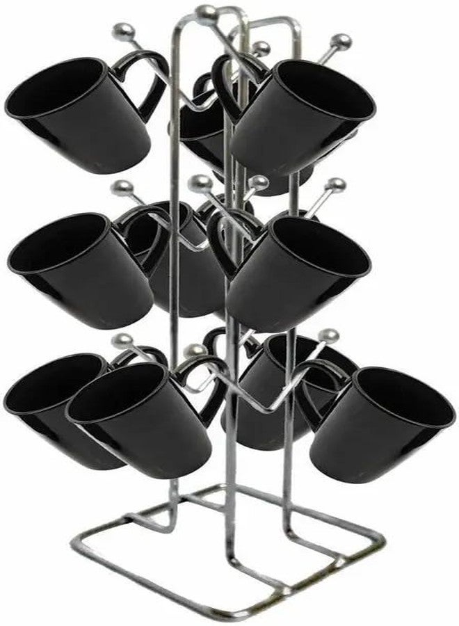 STANDIFY® V-Cup & Mug Stand_I_Stnfy Cup & Mug Holder Stainless Steel Multi-Purpose Organizer Kitchen Stand for Countertop & Sink Area. - Image 1