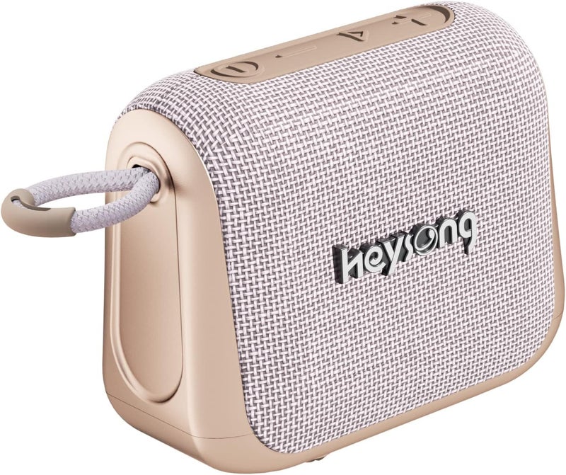 HEYSONG Waterproof Bluetooth Speaker, Portable Wireless Shower Speakers with Wireless Stereo Sound, IPX7, 24-Hour Playtime, BassUp Speaker Bluetooth for Bedroom Accessories, Gifts for Men - Image 1