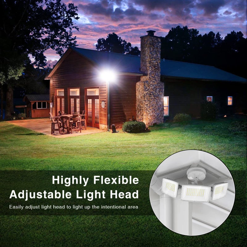Onforu 130W LED Security Light, 13000LM Outdoor Indoor Flood Light Switch Controlled, IP65 Waterproof LED Exterior Floodlight, 6500K White Wall Mount Security Lighting for Entryway,Garage,Yard,Eave - Image 4