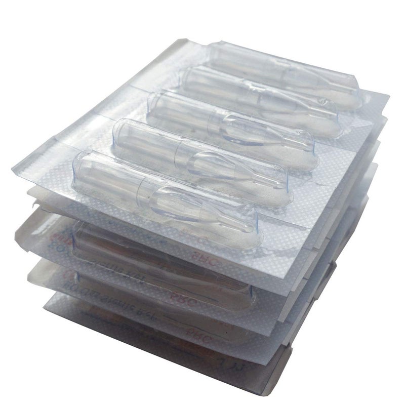 Needlehouse 50pcs Disposable & Sterilized Tattoo Needles 7 Round Liner (7RL) and 50pcs Professional Sterile Plastic Disposable Clear Tattoo Tips Round 7RC (1207RL) - Image 3
