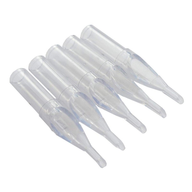 Needlehouse 50pcs Disposable & Sterilized Tattoo Needles 7 Round Liner (7RL) and 50pcs Professional Sterile Plastic Disposable Clear Tattoo Tips Round 7RC (1207RL) - Image 4