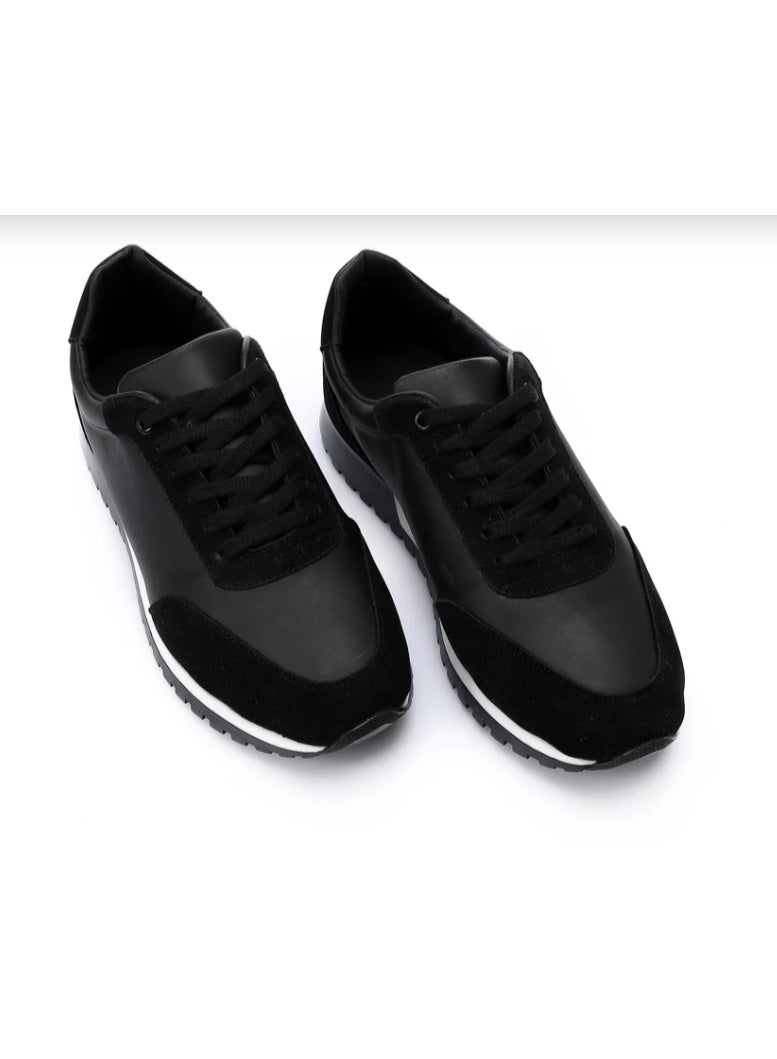 Amza black high sneaker for every day use - Image 2