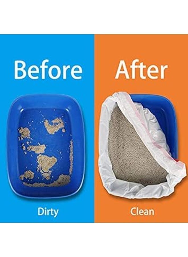 10 Pcs Pet Waste Poop Bags, Cat Litter Toilet Garbage Bag, Dog Poop Bags, Cat Litter Garbage Bag, Thickened Disposable Environmentally Friendly Rope Pet Garbage Bag - Image 5