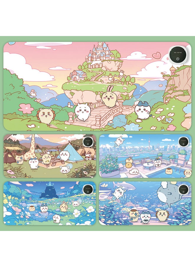 Usaki Heating Heating Mat Warm Table Mat Office Computer Desktop Heating Mouse Pad-Color:800x330mm-Pattern:Jr-usaqi 126  - Image 2