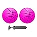 ABAJI Mini Basketballs Pink 2 Pack 5 Set with Pump Needle Durable Material for Mini Hoop 3 Years Toddlers Kids Teenagers for Pool Indoors Outdoors - Image 2