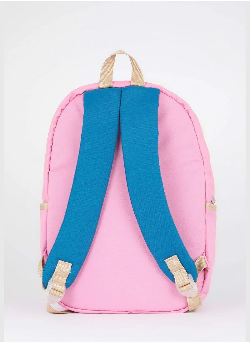 DeFacto Colour Block Check Print Big Backpack
