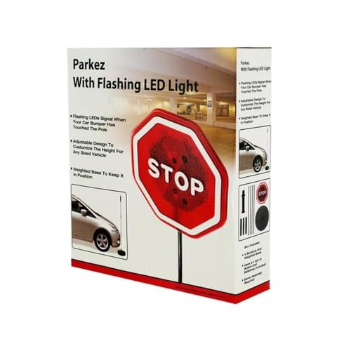 PARKEZ Flashing LED Light Parking Stop Sign For Garage - Image 2