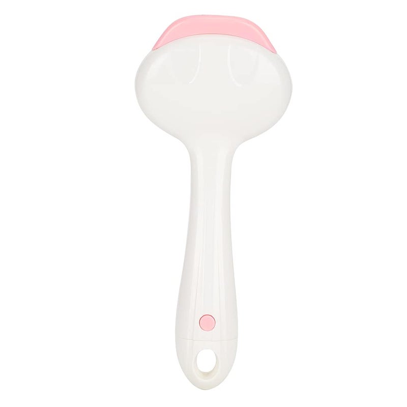 Pet Grooming Comb with Inner Curved Steel Blade, Blue, 7.7x3.1 Inches - Comfortable Handle, Efficient Hair Removal, Ideal for Cats and Dogs (Pink) - Image 1