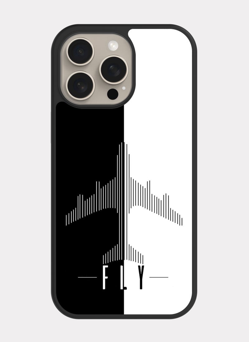 بكسلات كفر ايفون 15 برو ماكس حلق  ابيض - Image 1