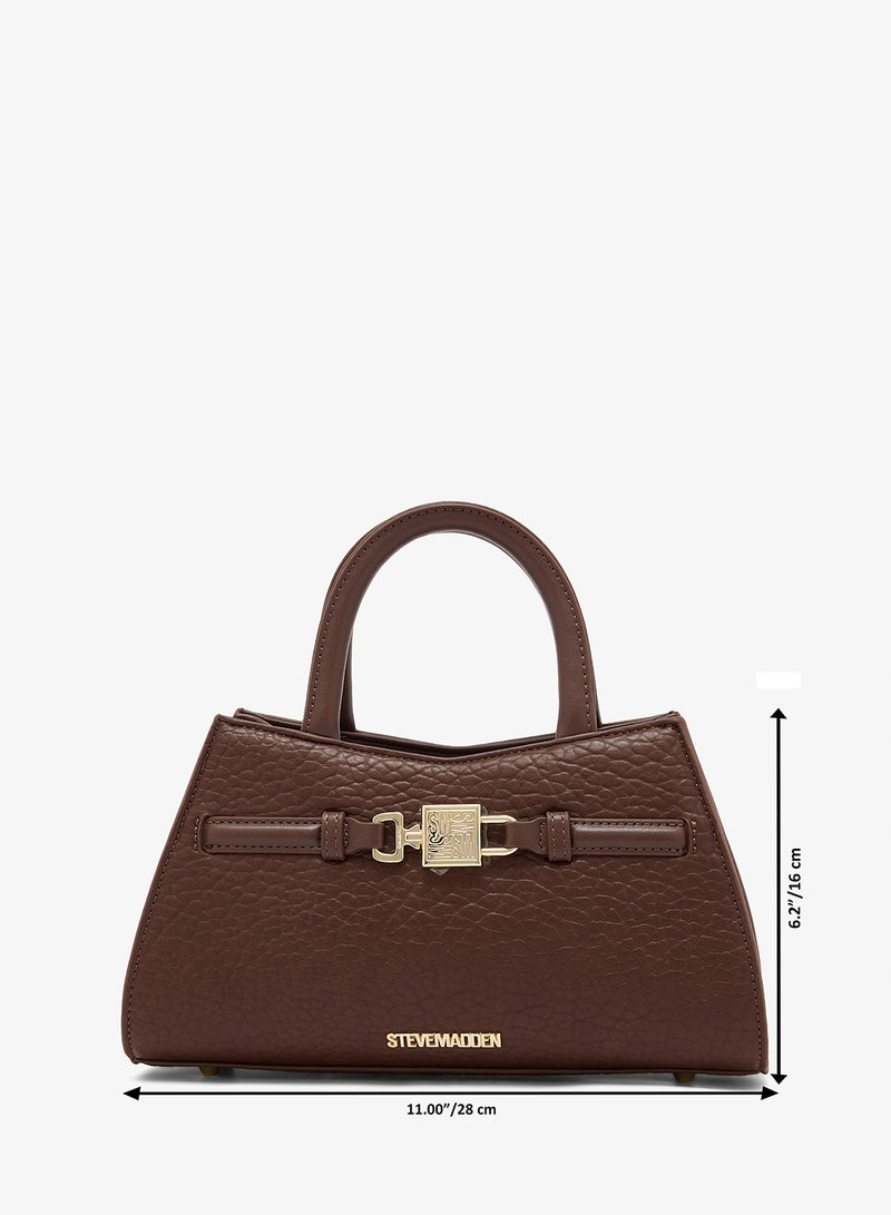 STEVE MADDEN Bsheri Logo Detail Top Handle Satchels - Image 5
