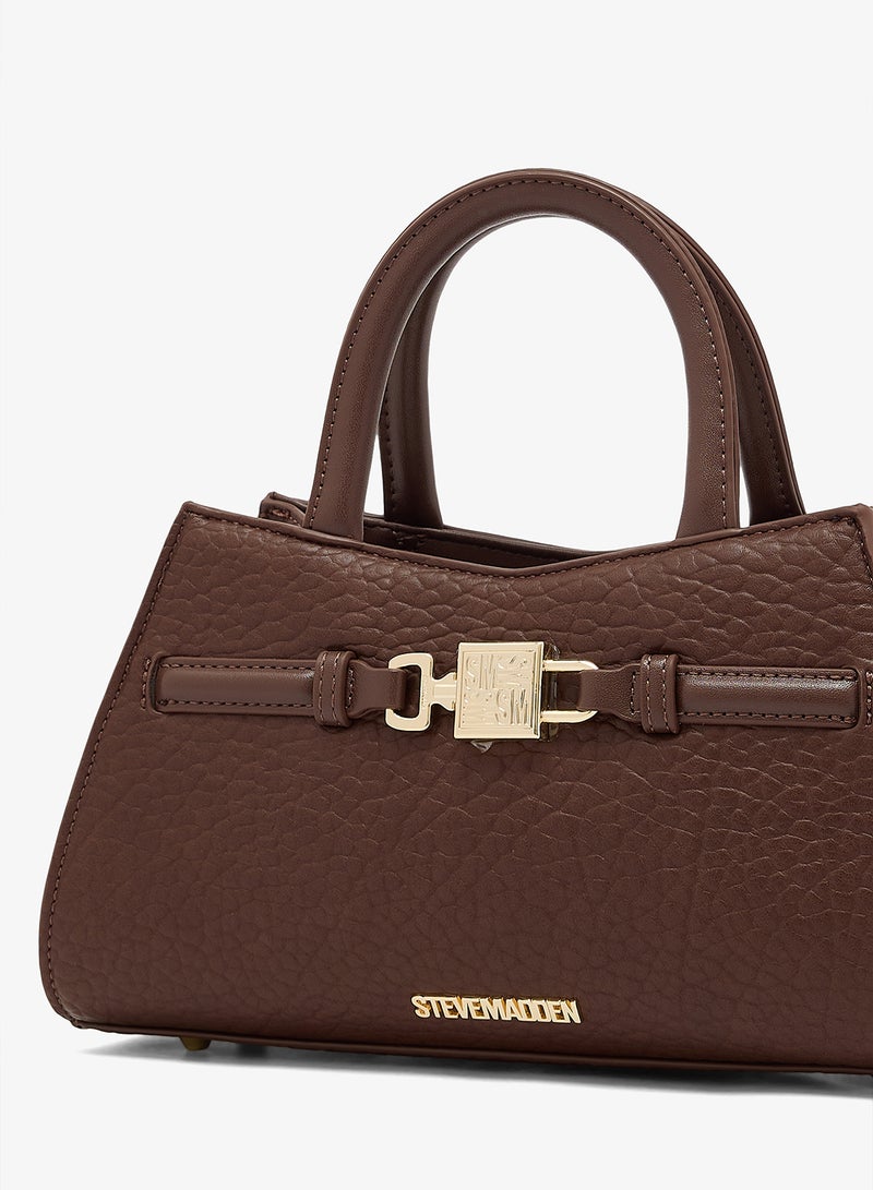 STEVE MADDEN Bsheri Logo Detail Top Handle Satchels - Image 3