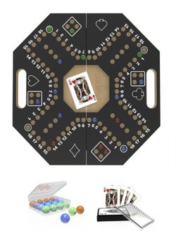 Fitness World Strong wooden jackaroo game for strategic planning, 40 x 40cm  - Image 1