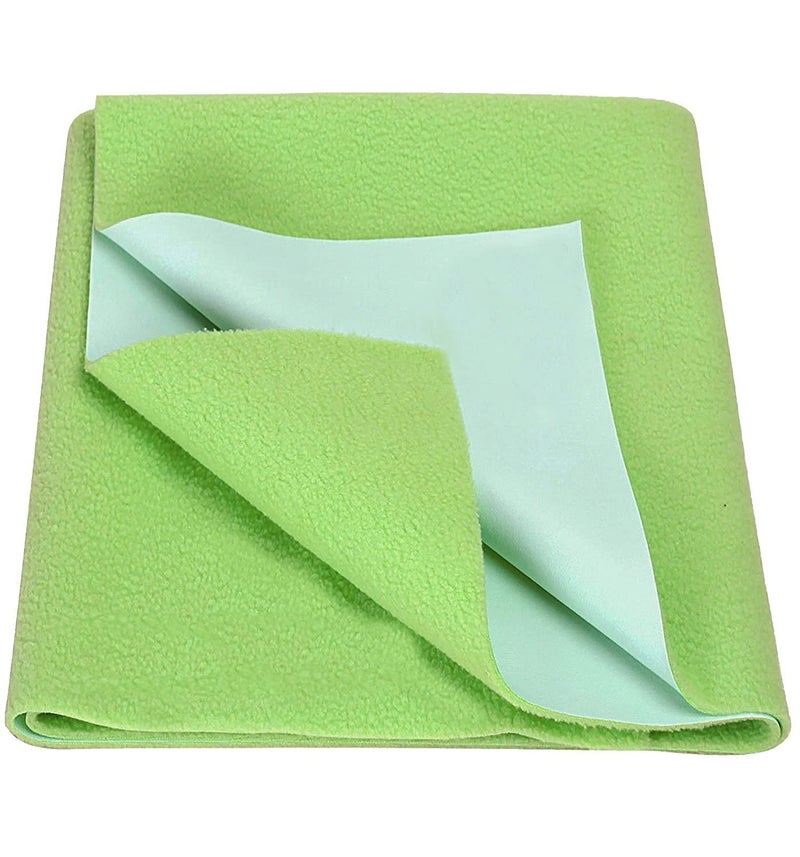 A CUBE LUXURY SOLUTIONS Waterproof Baby Bed Protector Dry Sheet for Newborn Babies Baby Water Resistant Medium Size Dry Sheet Size 70x100CM Green - Image 1