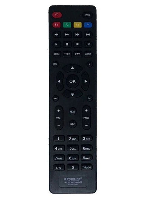 Remote Control For Starlife Satellite Receiver