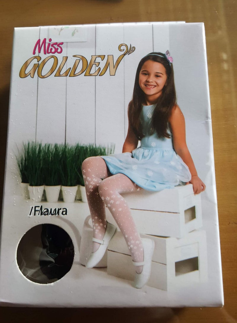 Miss Golden Miss Golden High Waist Nylon Pattern Collant For Girls - Image 1