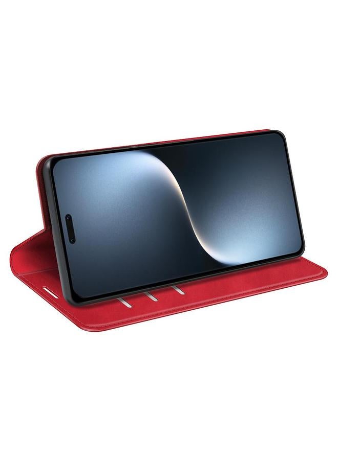 S-TOP Case For Honor Magic7 5G Retro-skin Magnetic Suction Leather Phone Case - Image 5