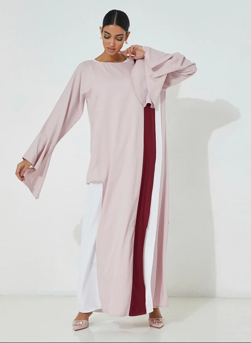 Rosette Abaya Line rose