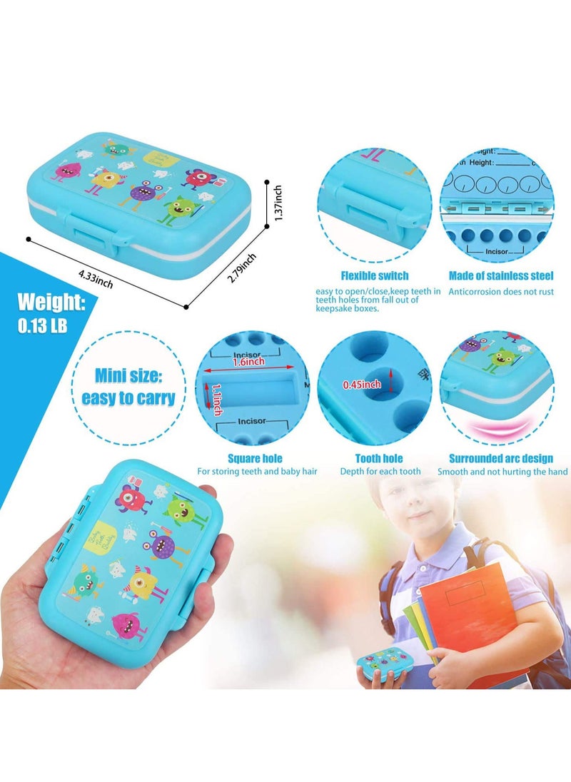 Arabest - Tooth Box Kids Keepsake Box Organizer Gift for Baby Teeth Kids Deciduous Teeth Collection Save Children Teeth to Keep The Childhood Memory - Image 1