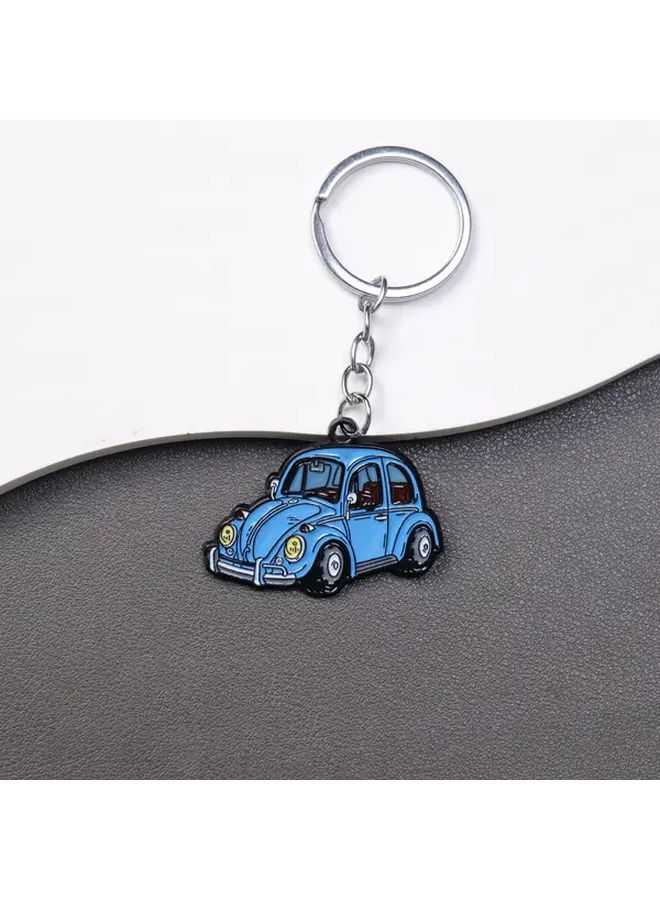 Retro Cartoon Car Keychain Model B Classic Design Keyring for Car Enthusiasts - Image 4