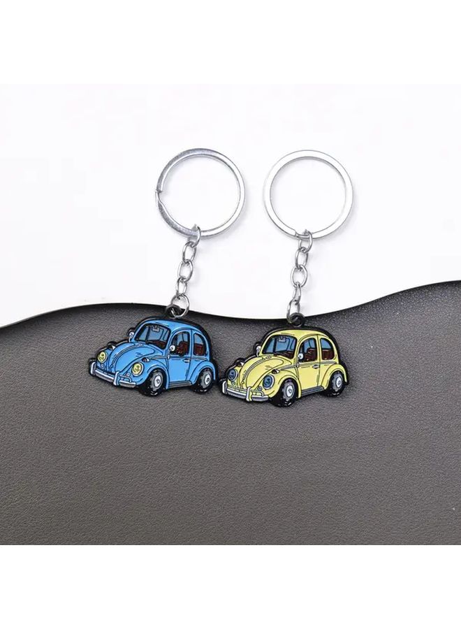 Retro Cartoon Car Keychain Model B Classic Design Keyring for Car Enthusiasts - Image 5