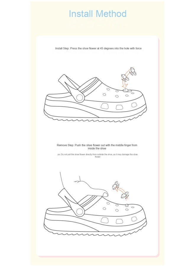 Cartoon & Anime Series Shoe Charms Soft Glue Buckles Clogs Decor  Accessories - Image 2