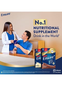 Ensure Ensure No 1 Nutritional Supplement Drink in the world|32 nutrients High Protein,Calcium,Vit D|Chocolate400g/375g(Wt may vary)  - Image 2