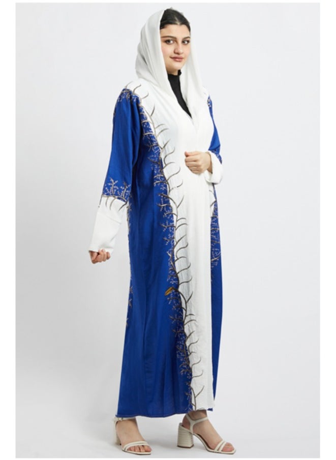 Evva Luxury Saudi Abaya for Women – Elegant Open Front Modest Wear in Premium Fabric – Ideal for Ramadan, Eid, and Everyday Elegance  - Image 1