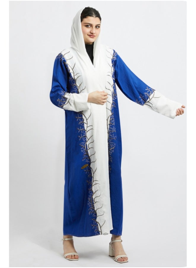 Evva Luxury Saudi Abaya for Women – Elegant Open Front Modest Wear in Premium Fabric – Ideal for Ramadan, Eid, and Everyday Elegance  - Image 2